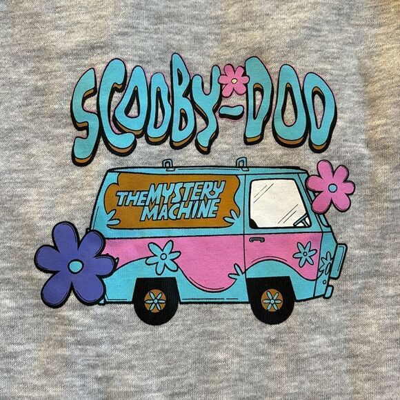 Scooby-Doo Graphic Patches Gray Jogger Sweat Pants, 28” Inseam SZ XXXL - Picture 5 of 13